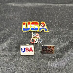 USA Themed Pin Set